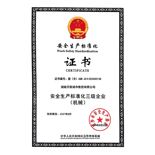 安全生产标准化证书